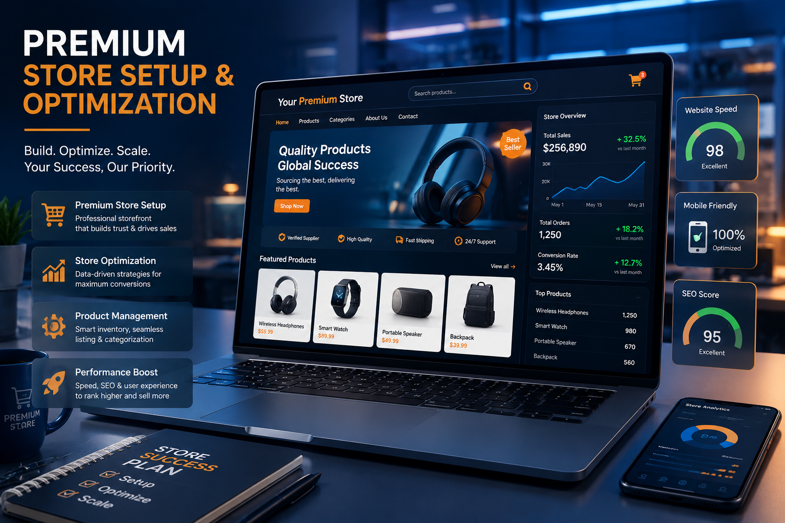 Premium Store Setup & Optimization